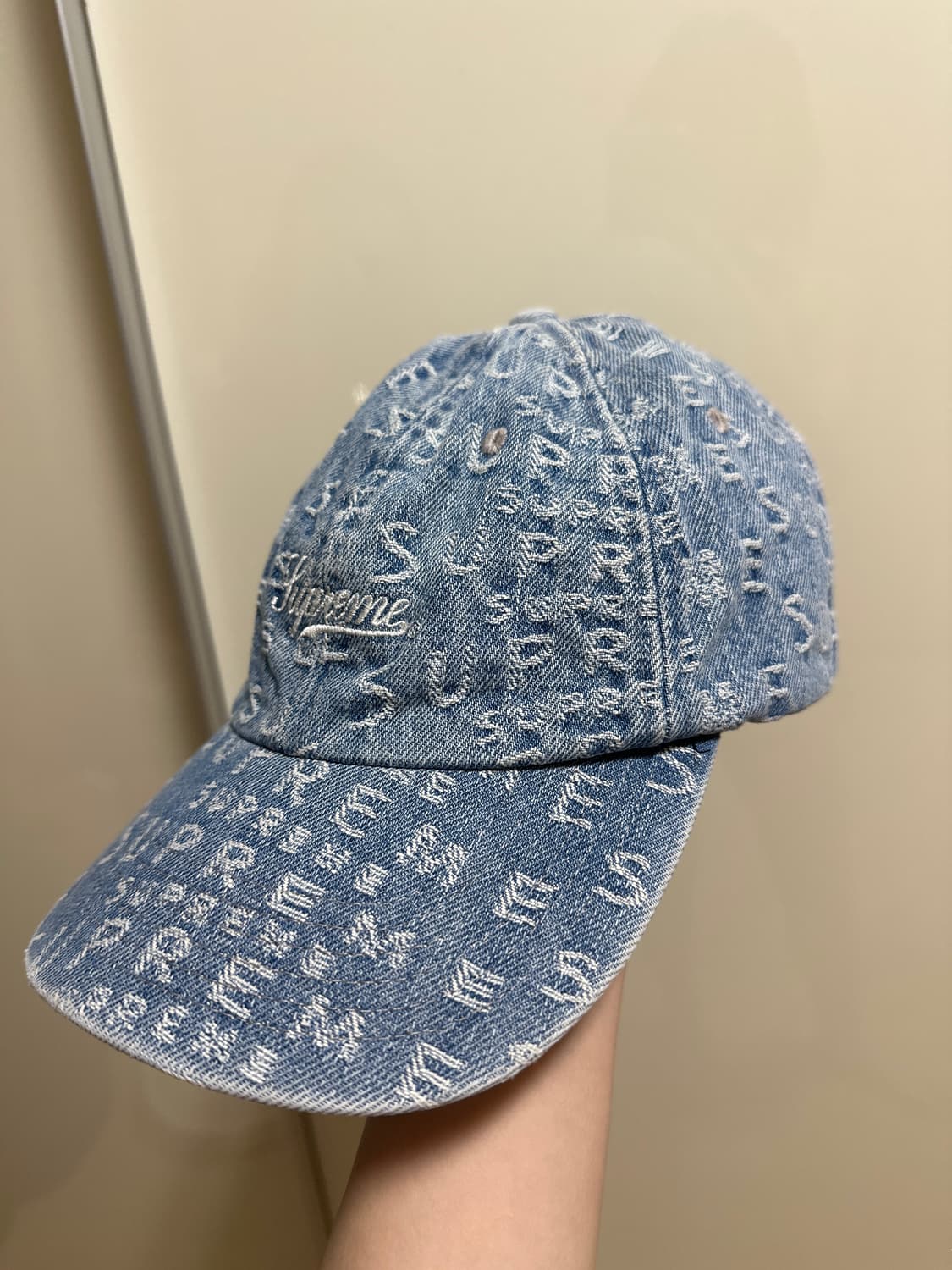슈프림 데님 볼캡 상품이미지3
