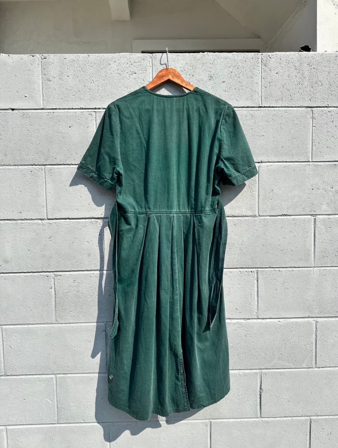 90’s 오스트리아 티롤리안 그린 플라워자수 원피스 상품이미지6