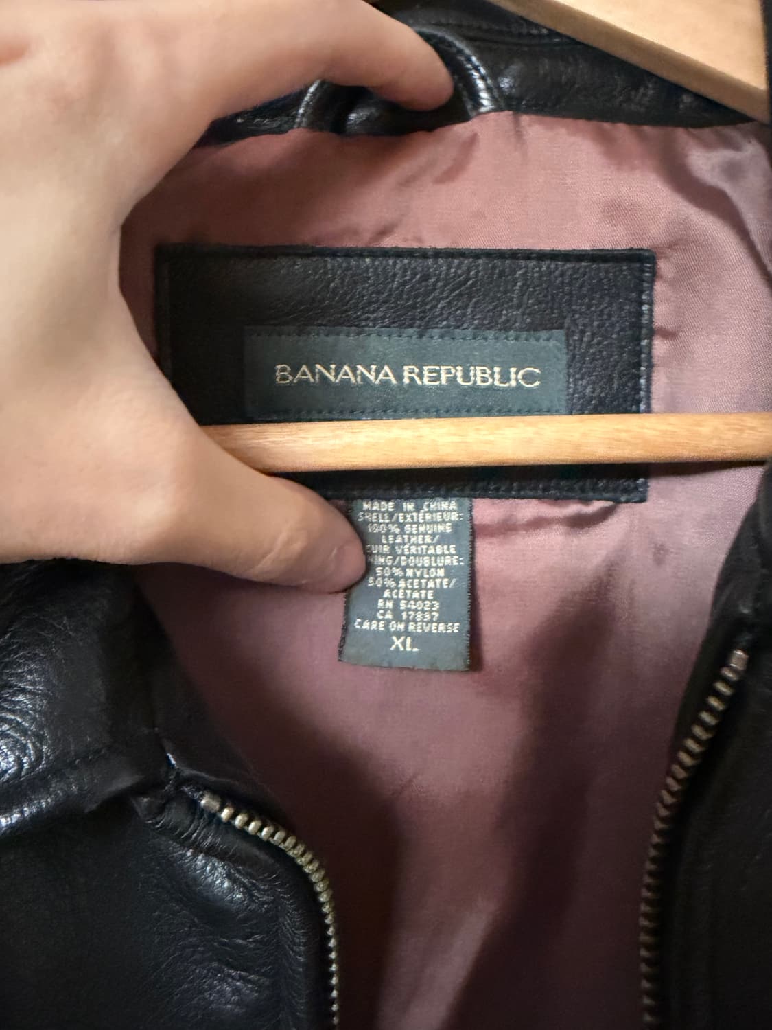 바나나 리퍼블릭 가죽자켓 XL 상품이미지2