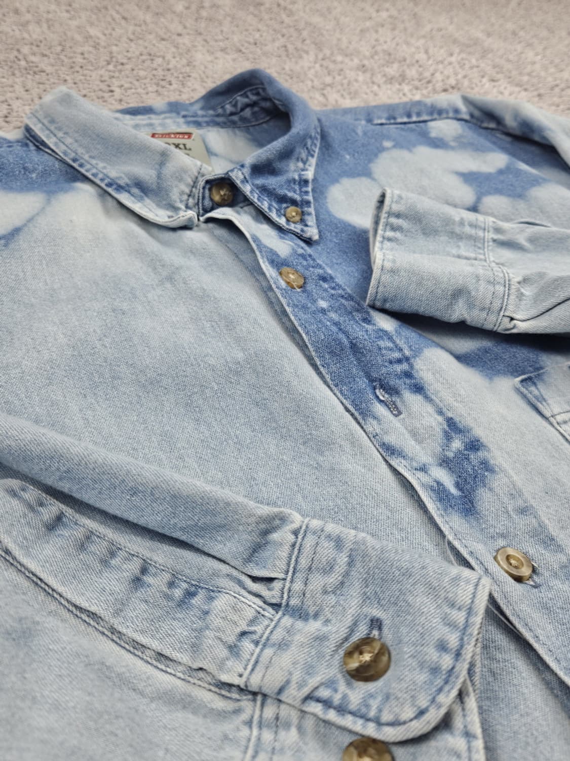 디키즈 다잉 워시드 커스텀 데님 자켓 ( 3XL ) / 10533 상품이미지9