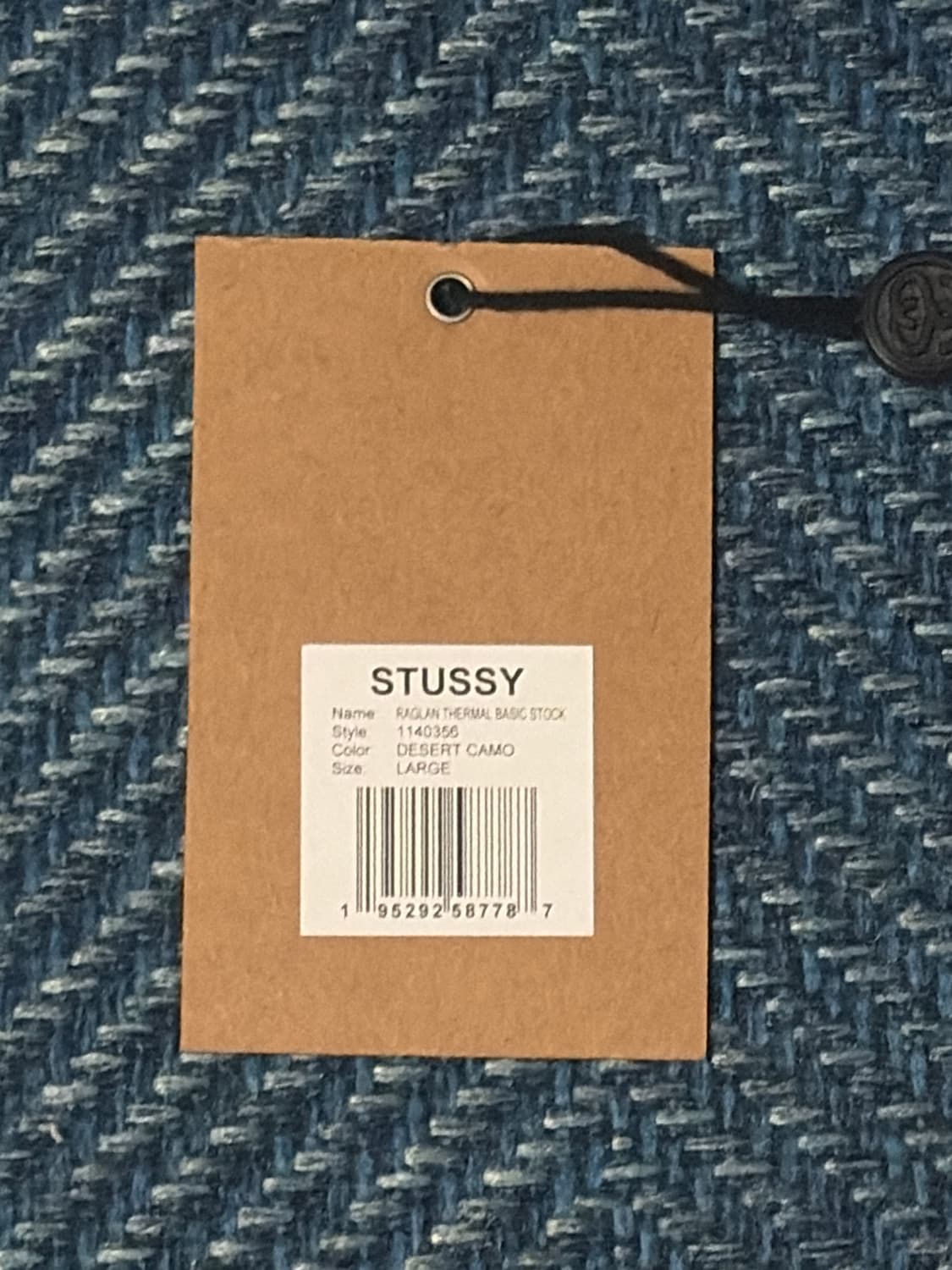 스투시 래글런 써멀 롱슬리브 크루 데저트 카모 상품이미지3