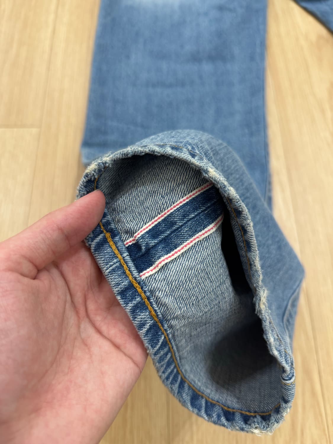 [새상품] 너버스(NERVOUS) 셀비지 데님 워싱 / 5사이즈 상품이미지3