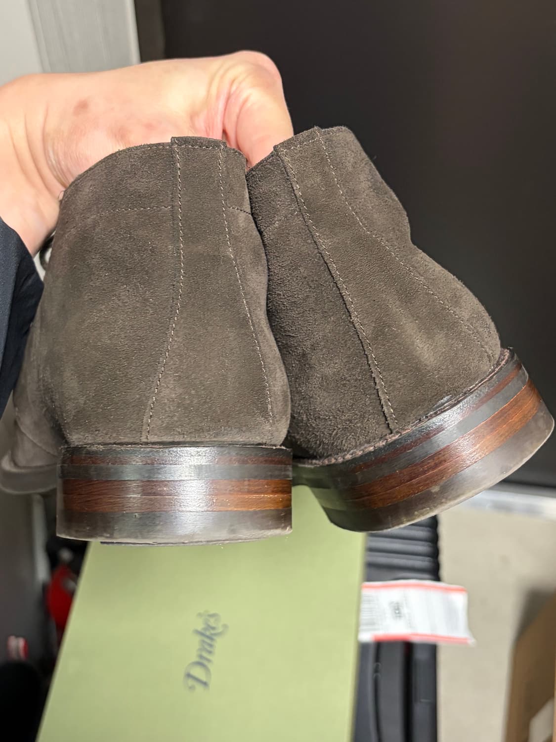 (270) 드레익스 스웨이드 머피 처카부츠 다크브라운 판매 상품이미지4