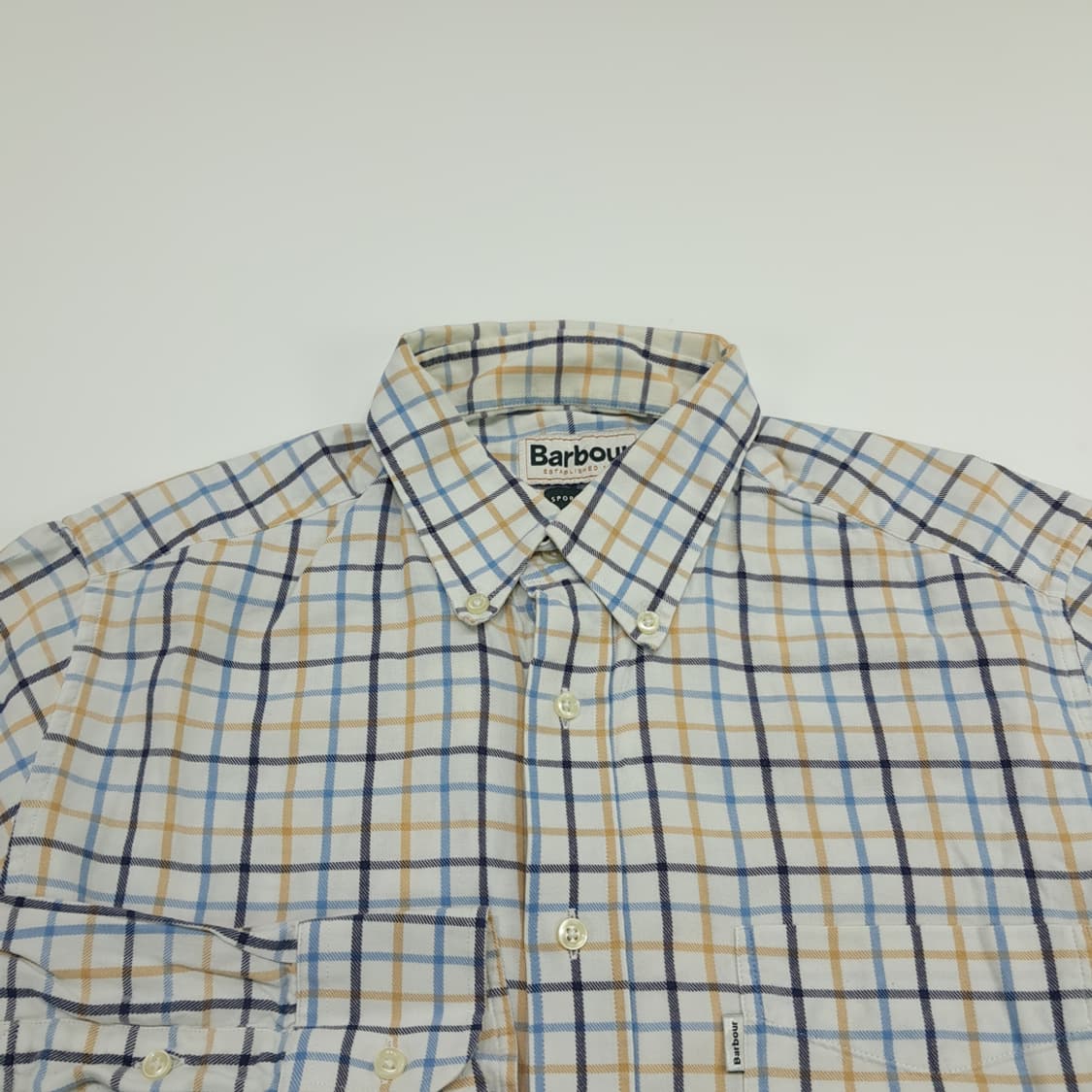 CN675 M 바버 멀티 윈도우페인 체크 긴팔 셔츠 남방 상품이미지3