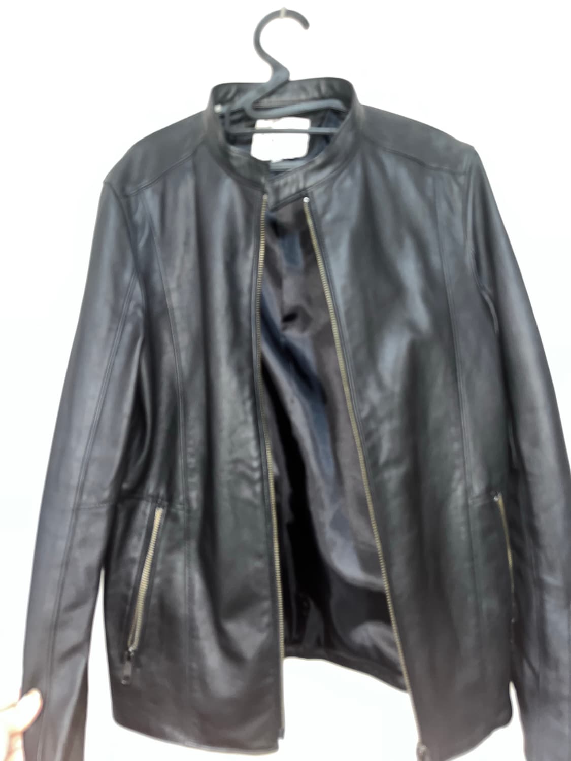 Voguish 투웨이 레더 자켓 상품이미지2