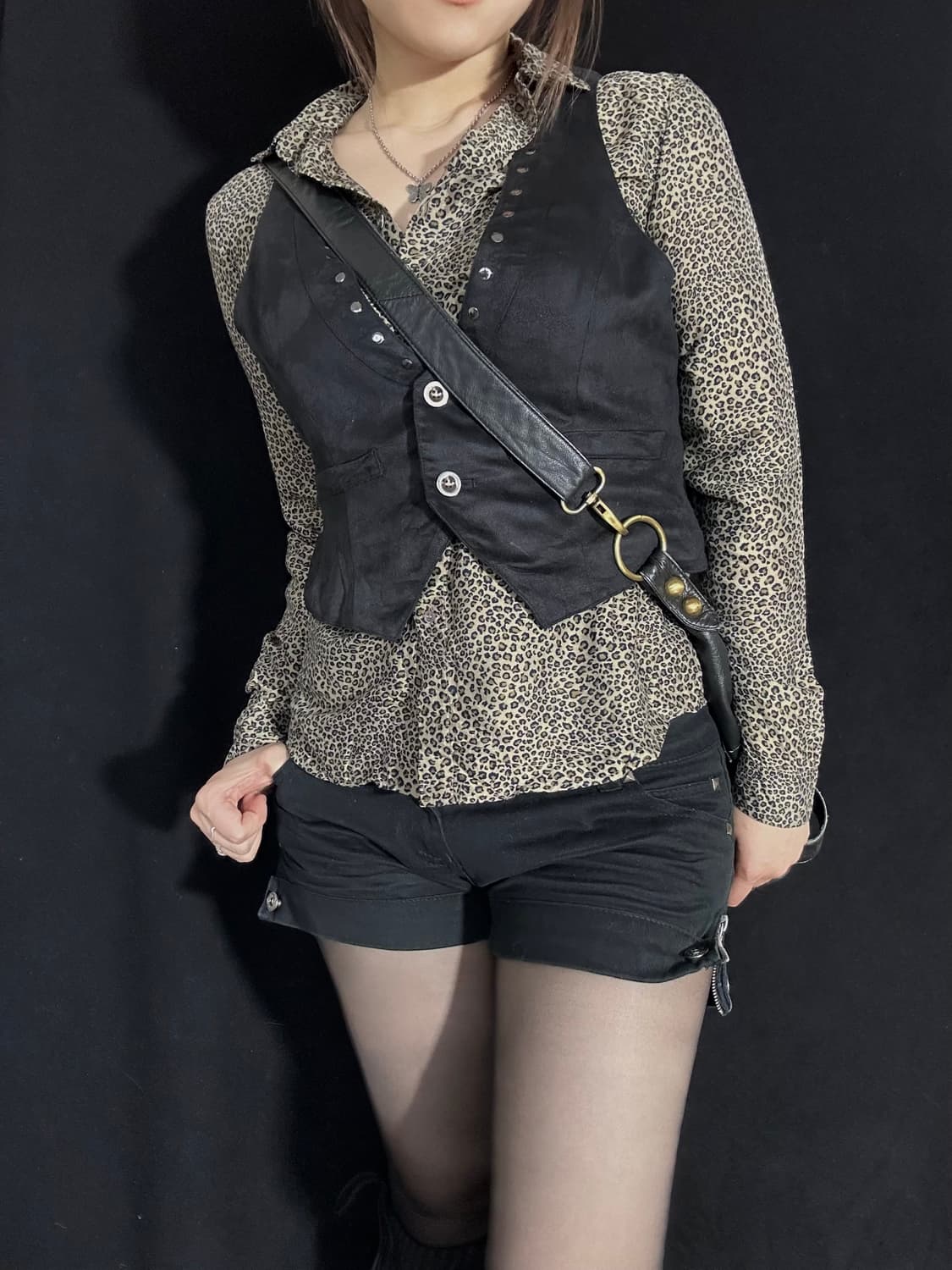 leopard pattern shirt 상품이미지1