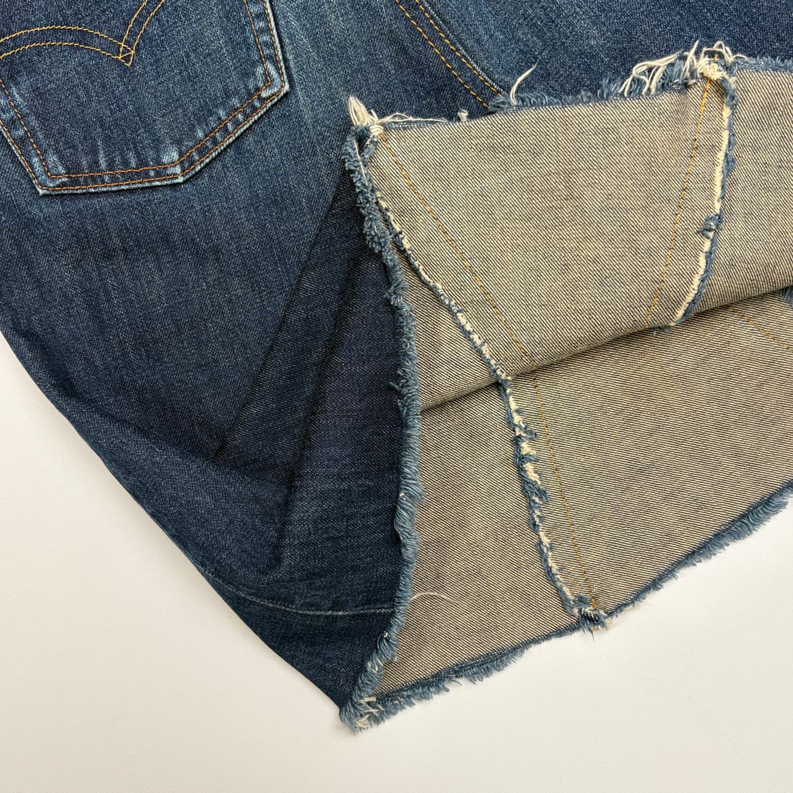 [28] 90s Levi’s 503 denim skirt  상품이미지7