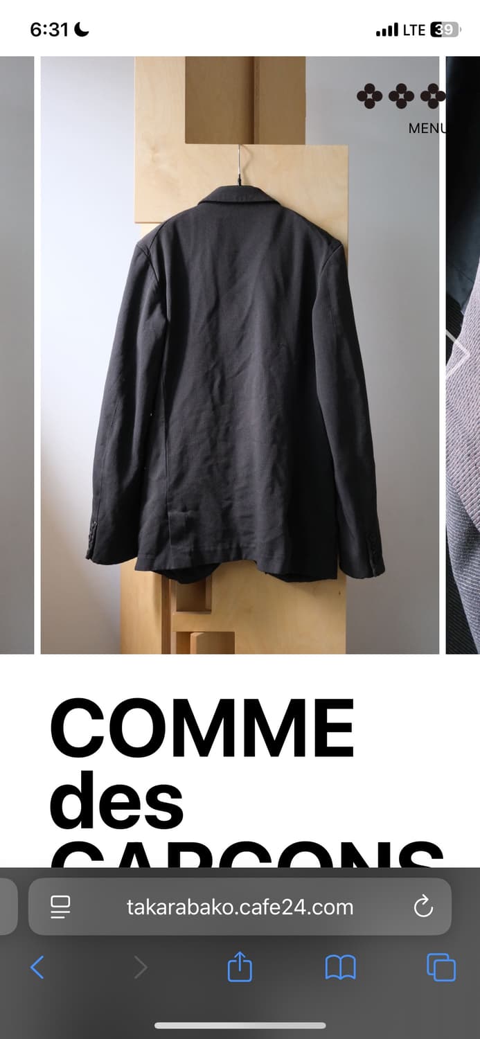 Comme des garcons homme deux 블레이져 판매합니다 상품이미지2