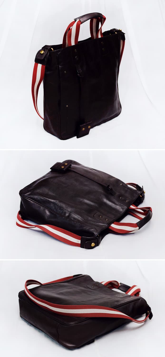 발리 (BALLY) 테니로 풀그레인 베지터블 레더 토트.숄더백 상품이미지4
