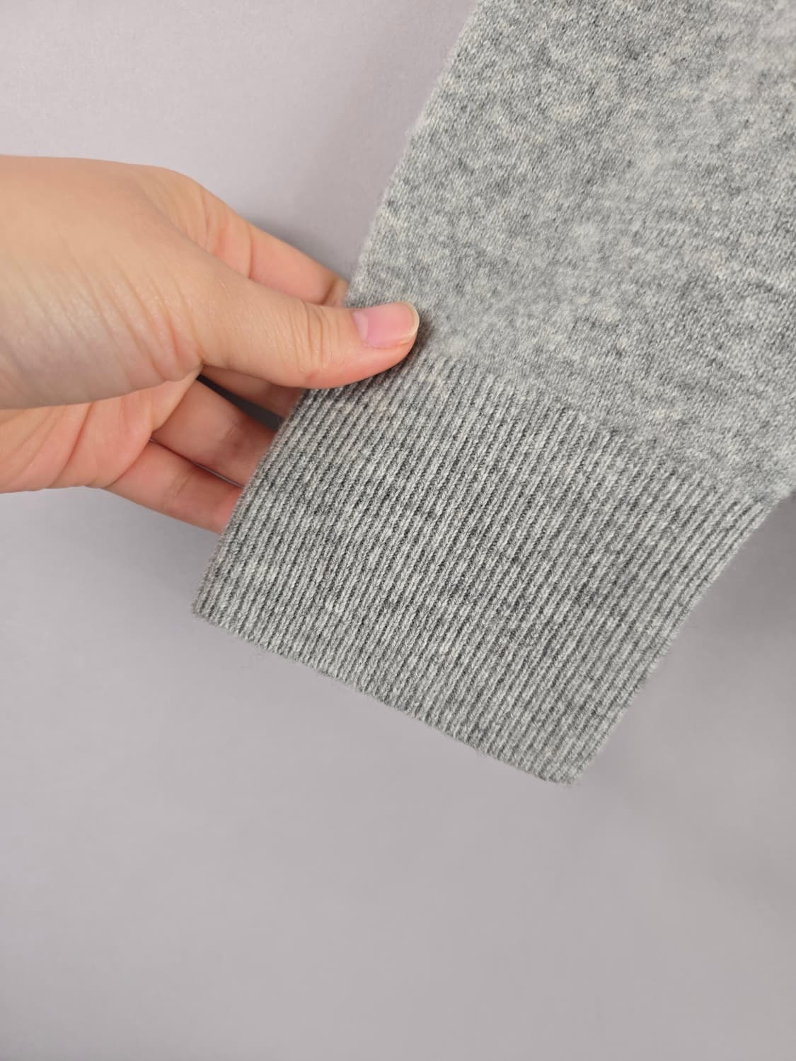 [무료배송]유니클로 XL 여성 캐미시어100 니트 가디건 멜란지그레이 상품이미지4