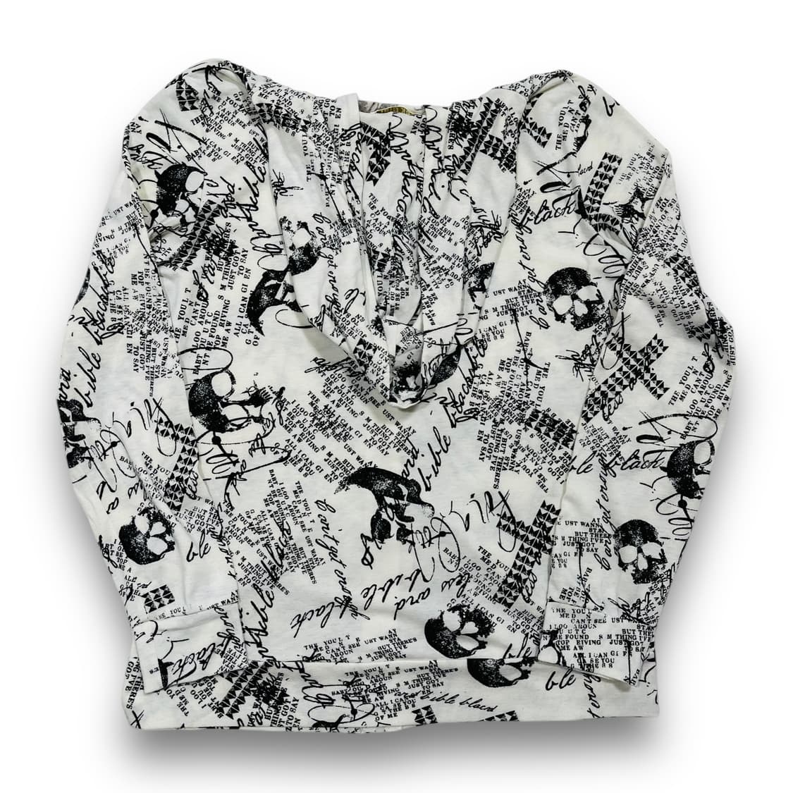 Park Girl Punk skull cross hooded zip-up 상품이미지4