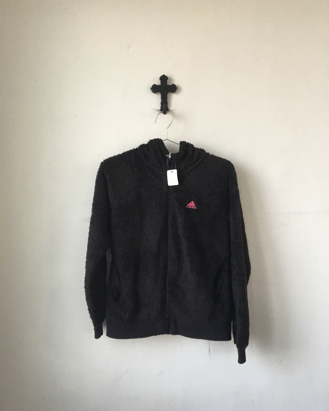 Adidas fleece hood zip up 상품이미지2