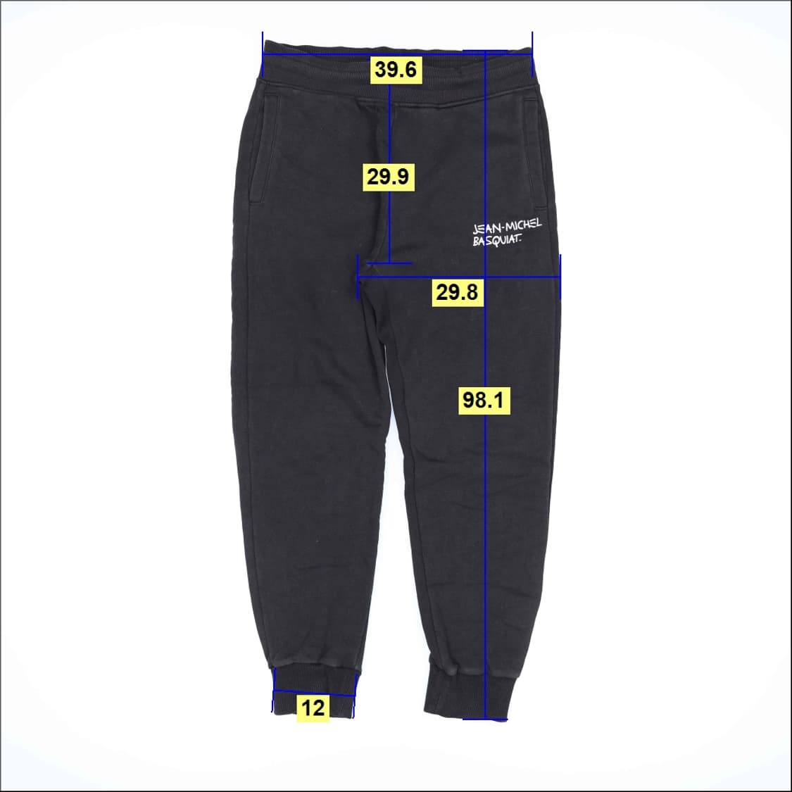 [80] 장미쉘 블랙 트레이닝바지 기모 조거팬츠 0119H2 상품이미지5