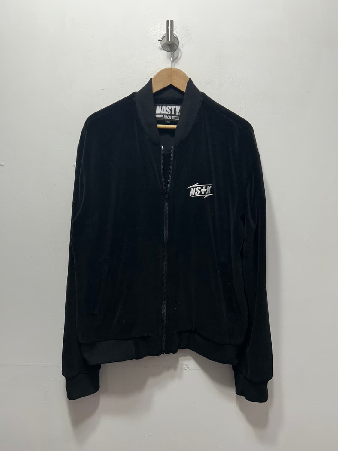 NASTY 남성 벨벳 봄버자켓 M  상품이미지1
