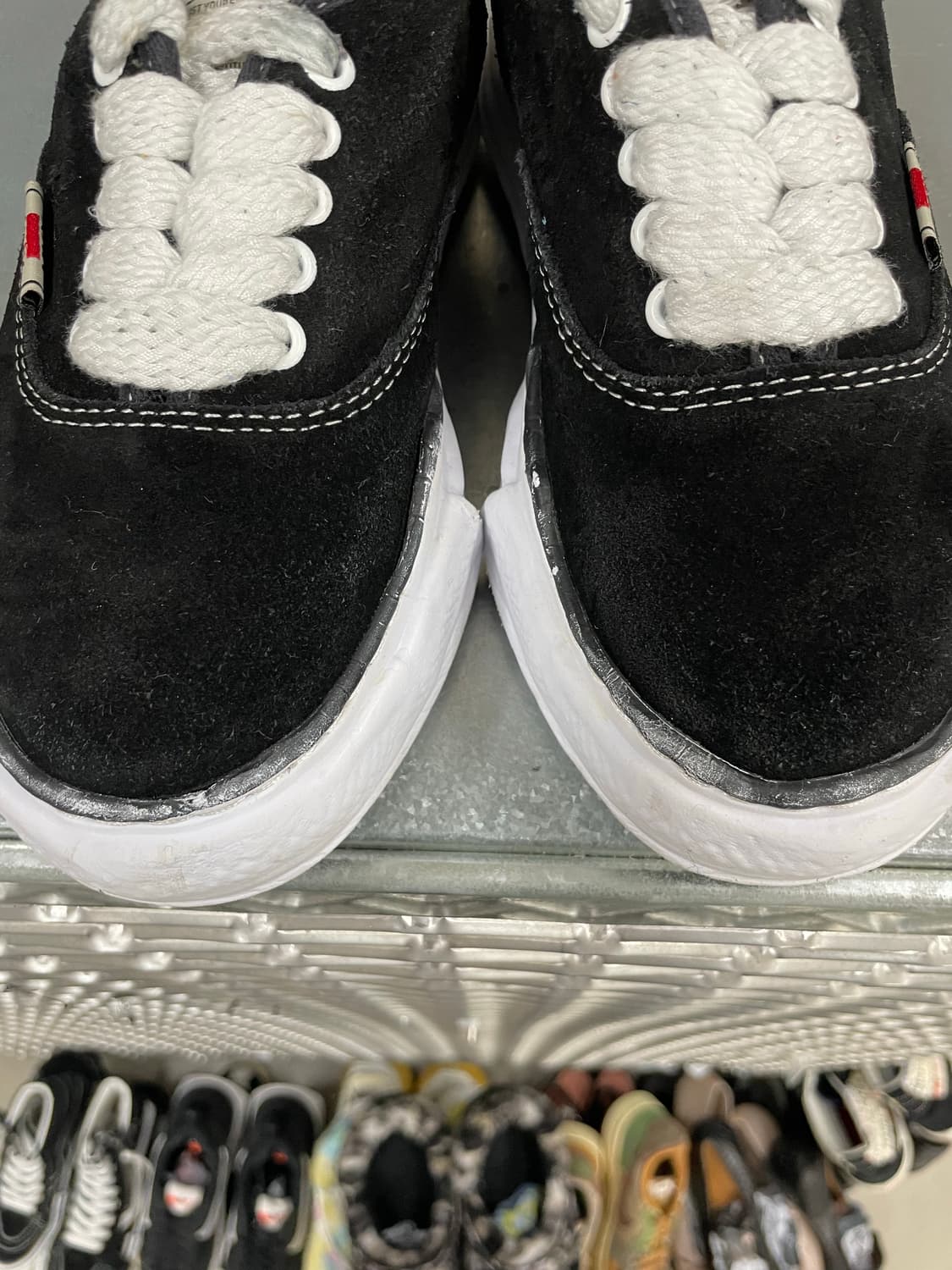 메종 미하라 야스히로 베이커 OG 캔버스 로우 블랙 37 (gr-4356 상품이미지7