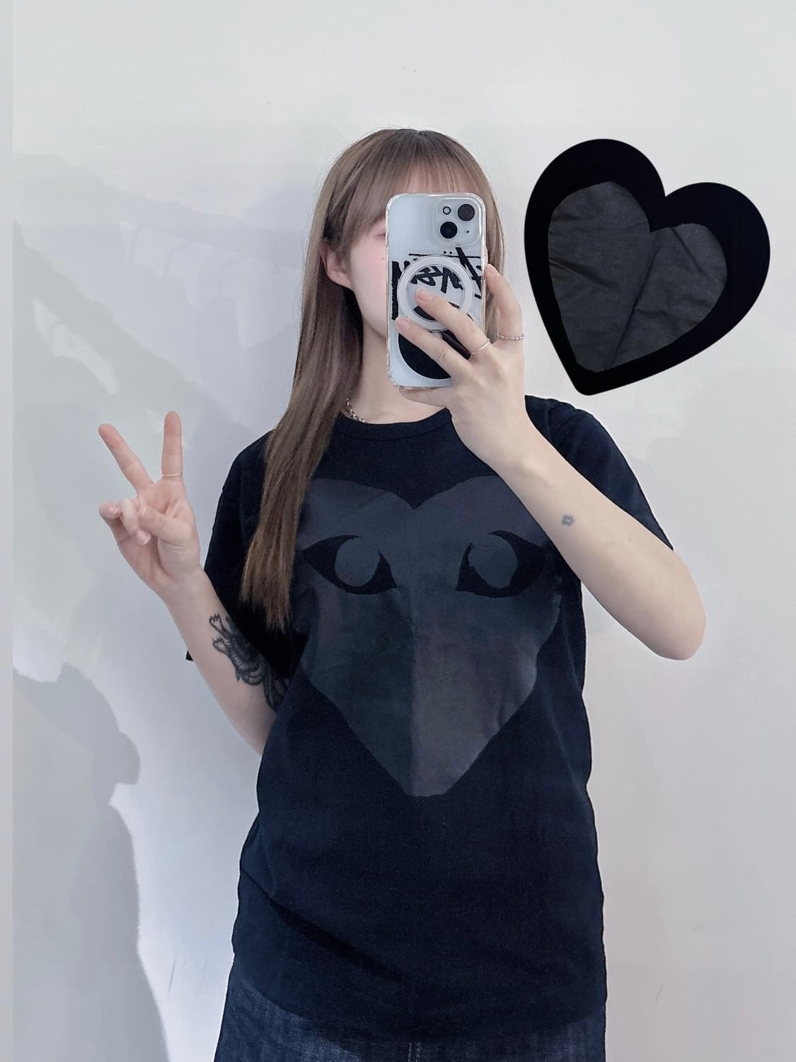 꼼데가르송 빅로고 반팔 상품이미지1