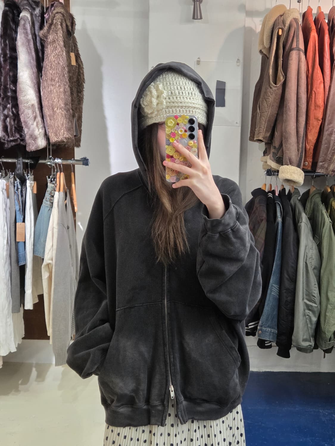 FAR 파아카이브 그런지 투웨이 후드집업 상품이미지1