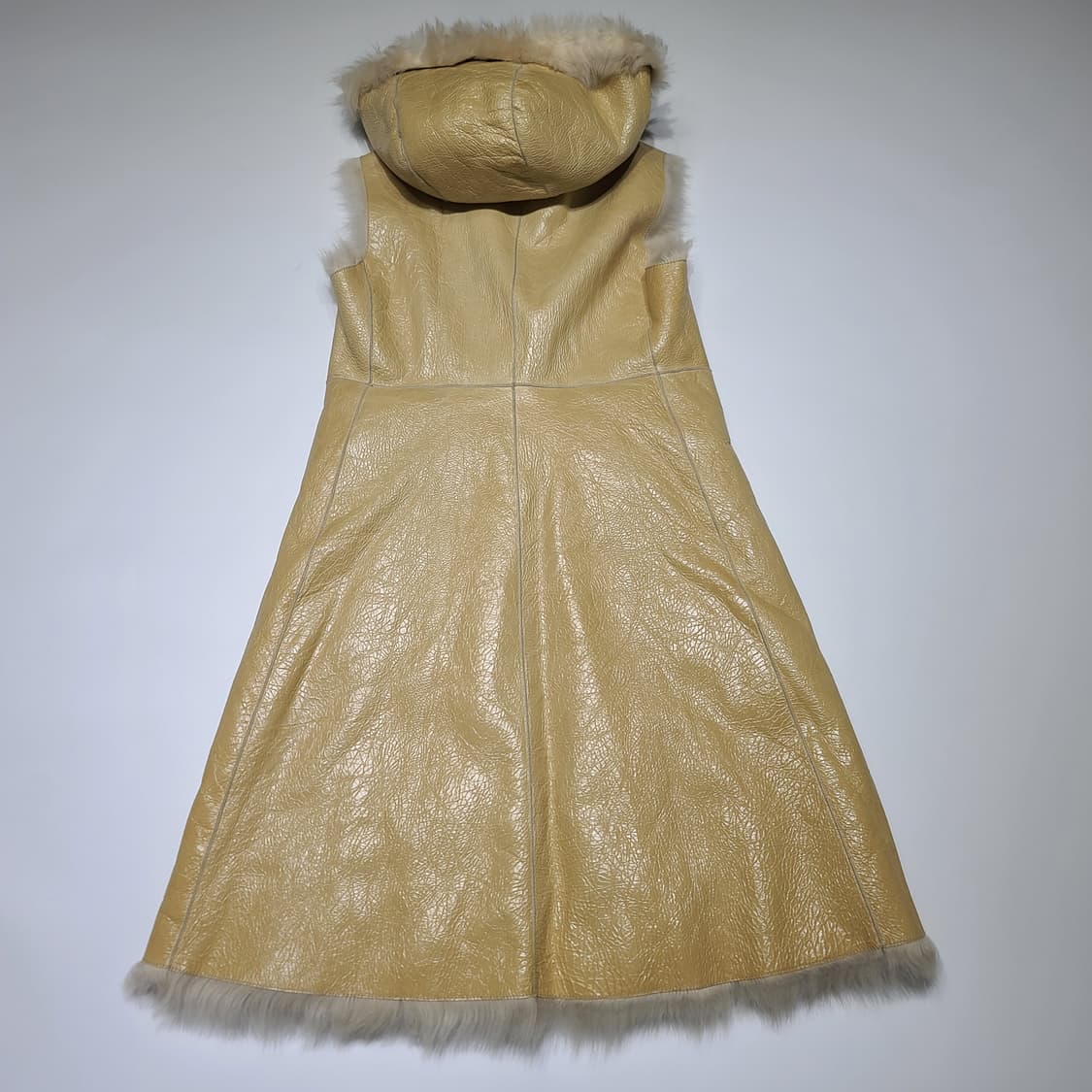 프라다 후드 무스탕 롱 베스트[36] 상품이미지5