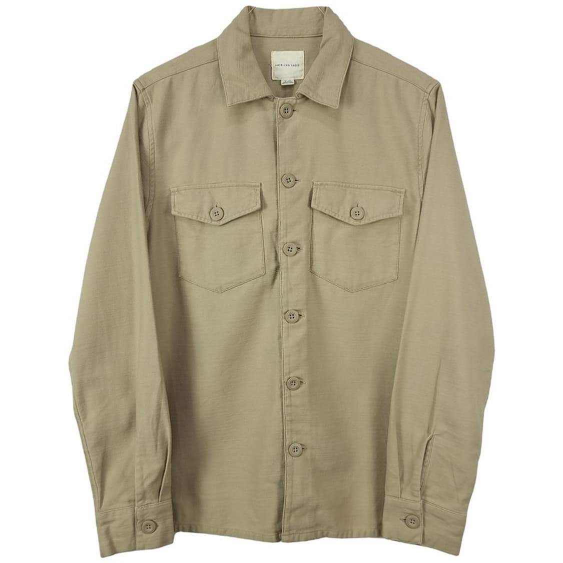 [아메리칸이글] 밀리터리 투포켓 셔츠 베이지 M19377 상품이미지2