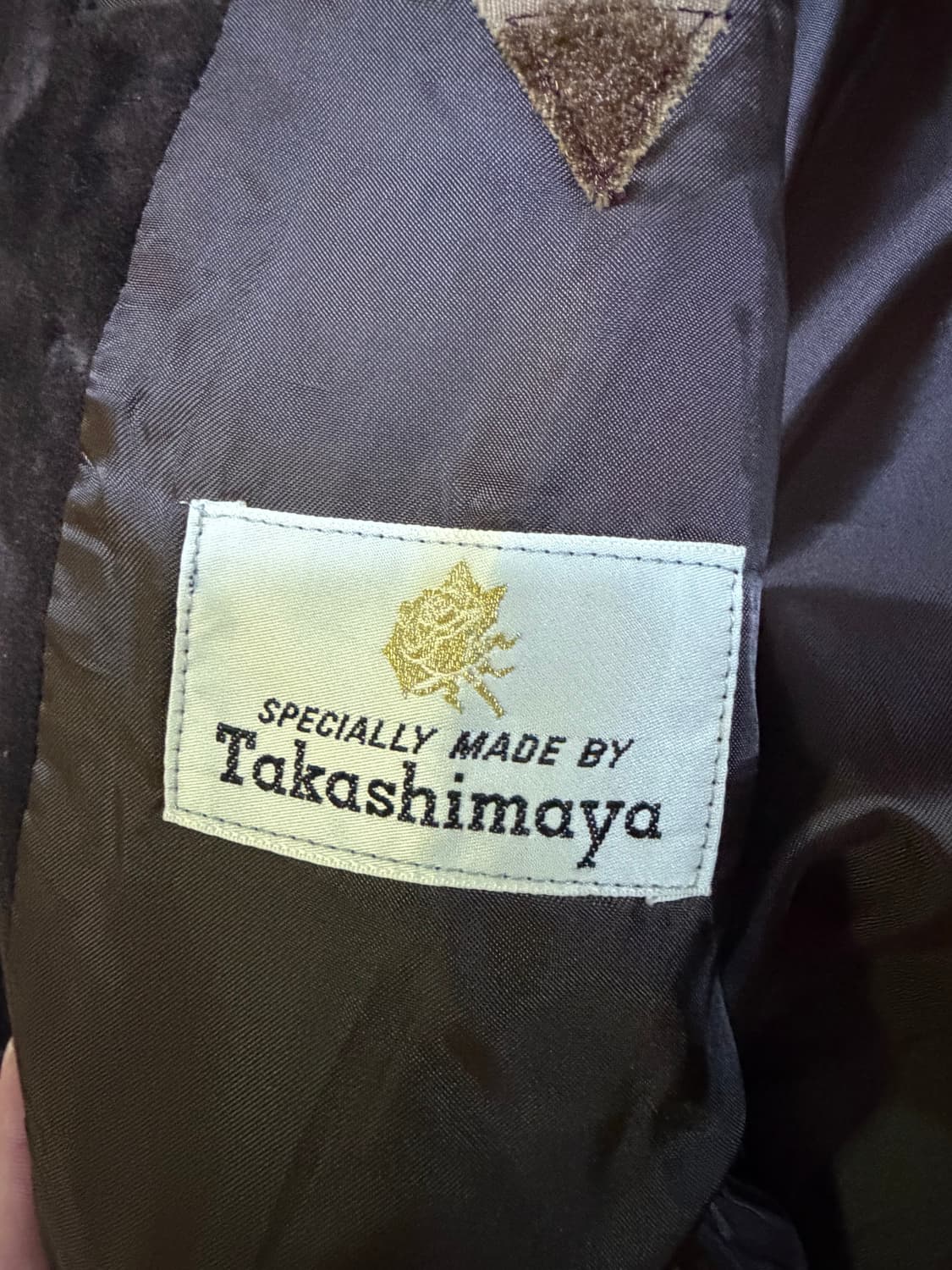 타카시마야 스웨이드 블레이저 다크 브라운 상품이미지4