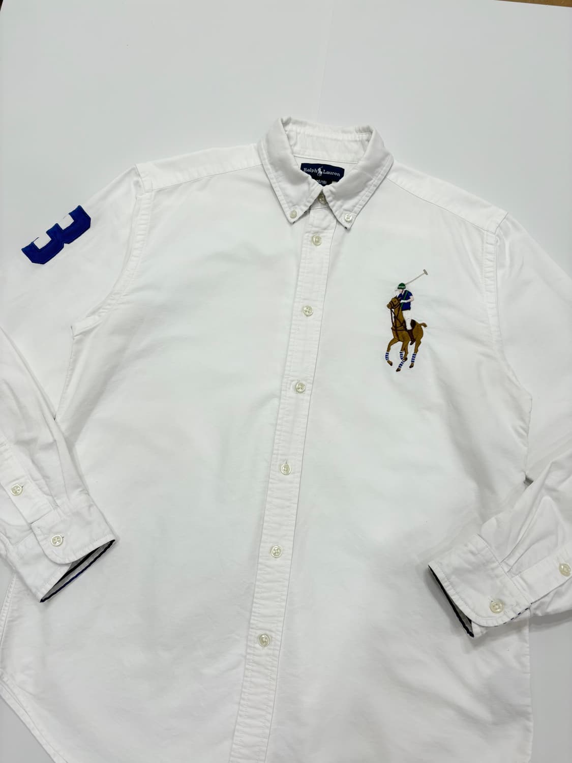 Polo 폴로랄프로렌 빅로고 화이트 셔츠 상품이미지2