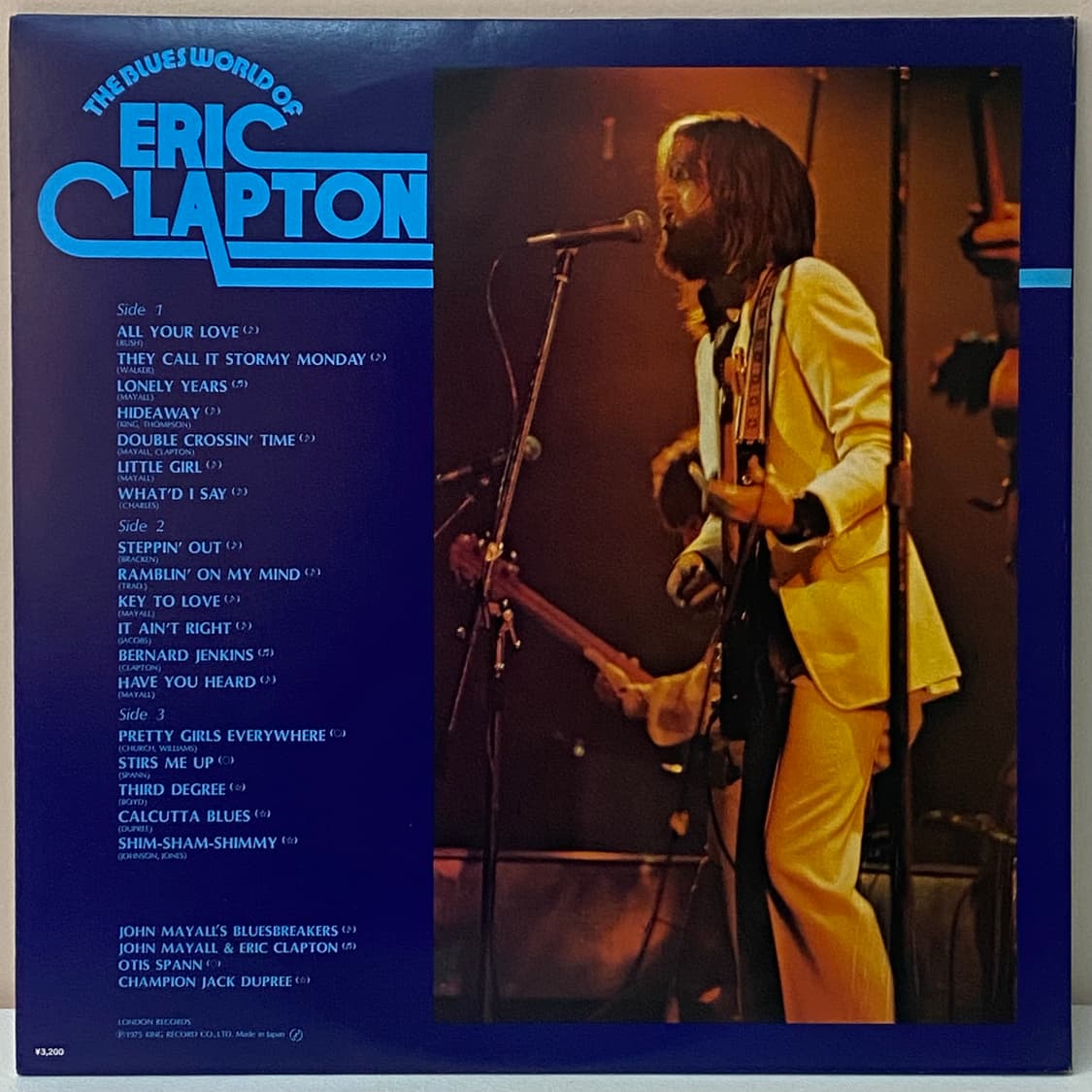 (LP) Eric Clapton - The Blues World Of 상품이미지2