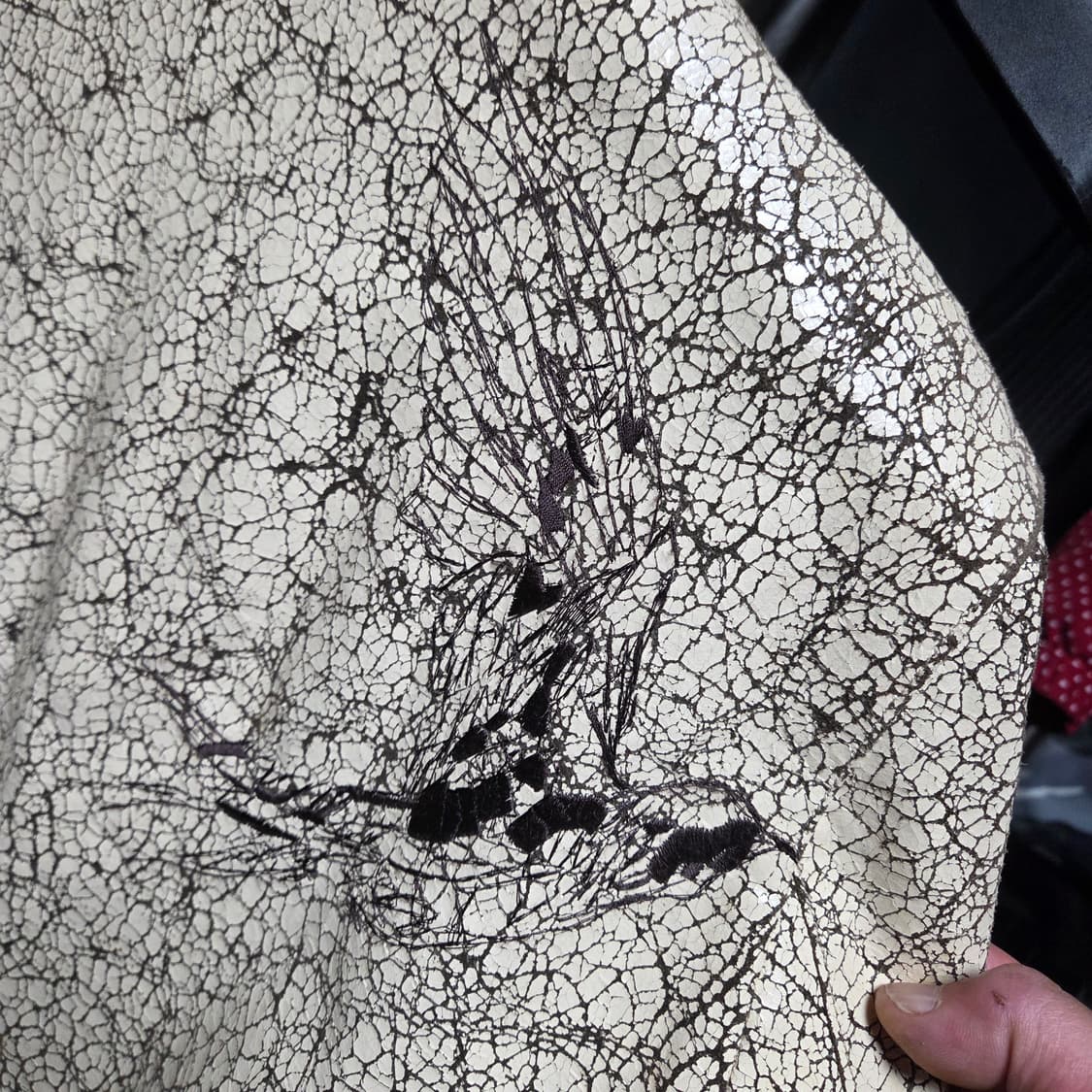 크랙 가죽 자켓 상품이미지3