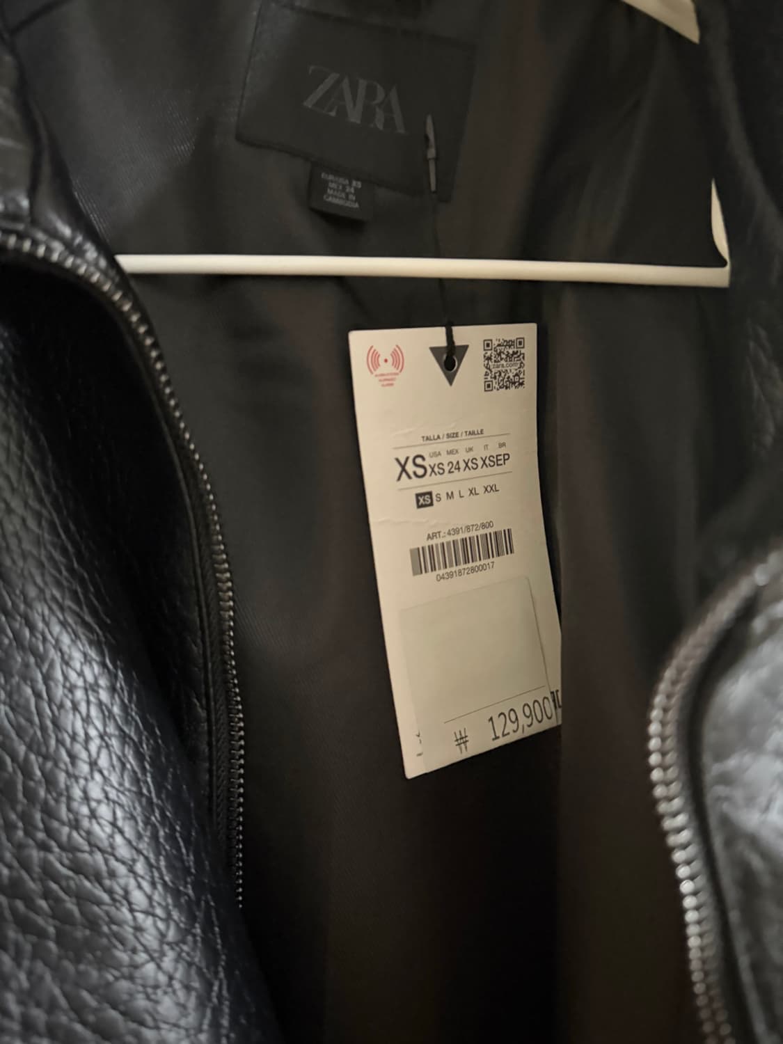 자라 페이크 레더 xs 상품이미지2