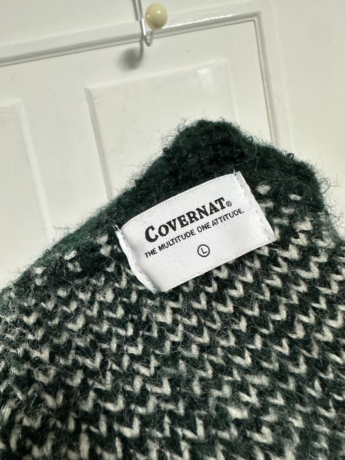 커버낫 C로고 코위찬 가디건 상품이미지3