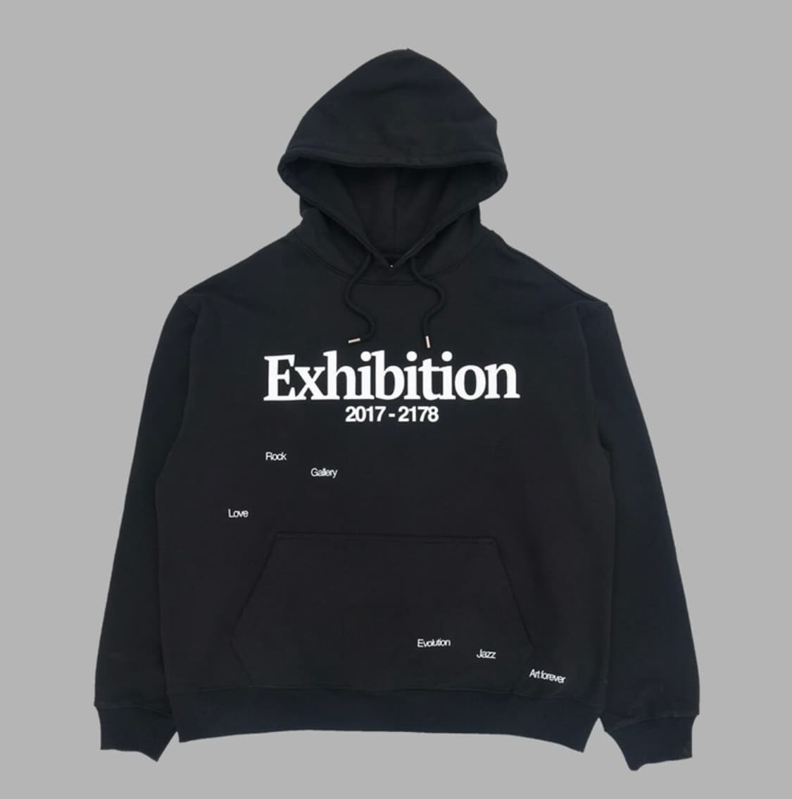 THE MUSEUM VISITOR HOODIE BLACK L size 상품이미지2