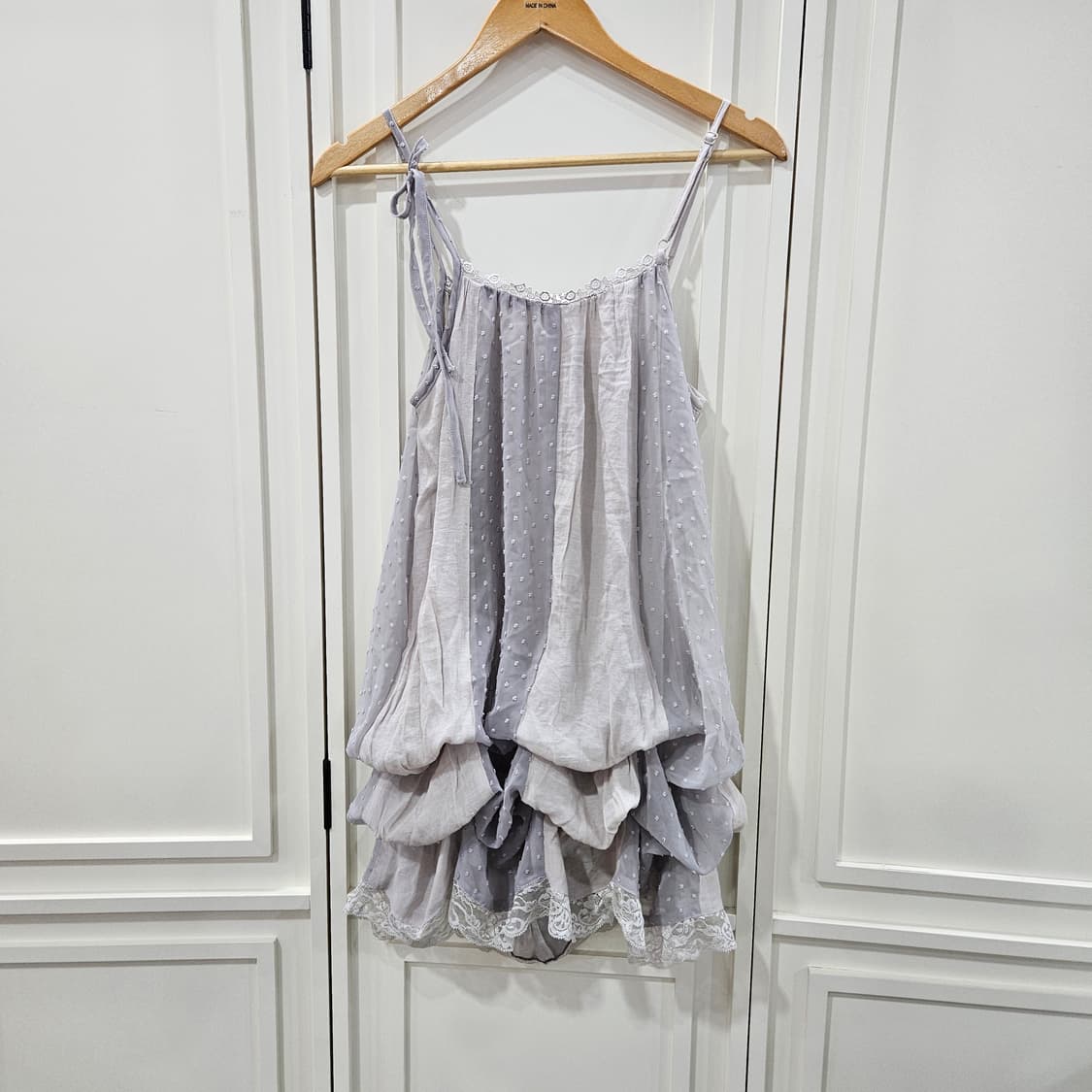 엑시즈팜(Axes Femme) 레이스 레이어드 끈원피스 상품이미지5