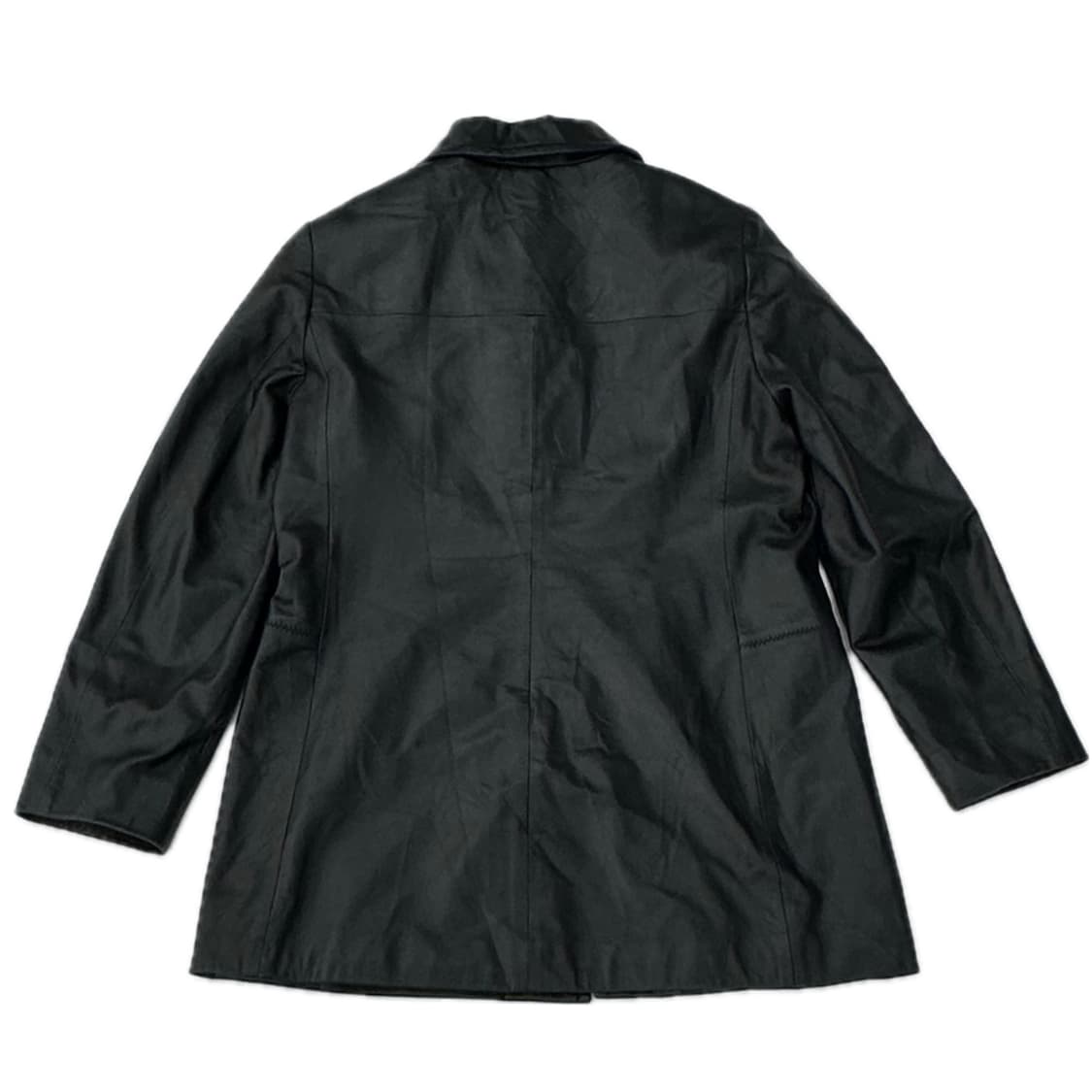 Mia Canma sheepskin 블랙 양가죽 레더 고스로리 코트 자켓 상품이미지3