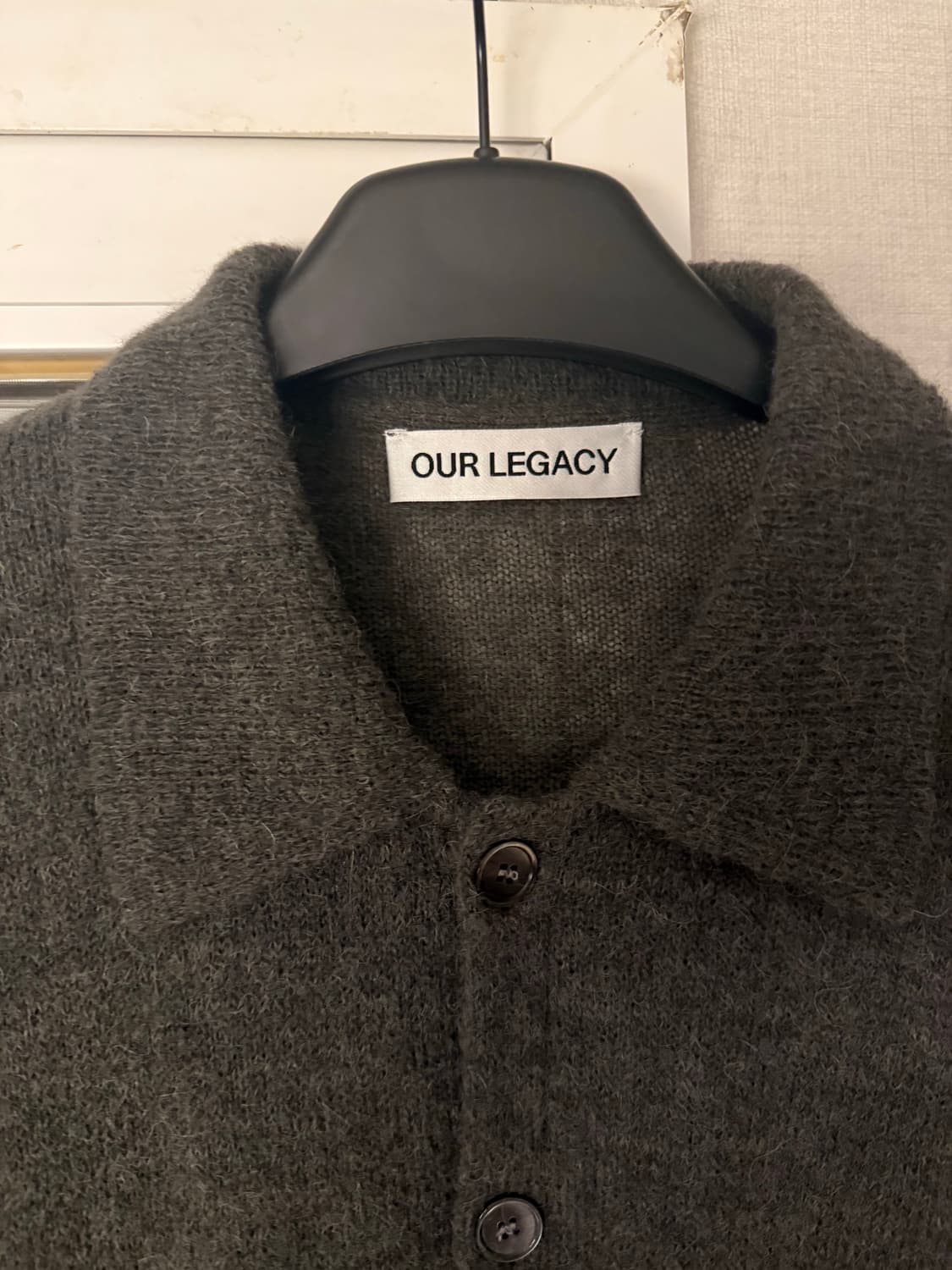 50) 25FW 아워레가시 이브닝 가디건 ourlegacy 모스그린 상품이미지3