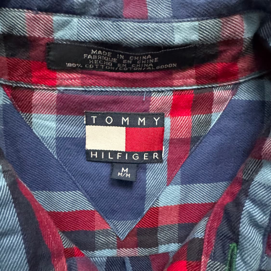TOMMY HILFGER 일본빈티지 셔츠 타미 힐피거 빈티지셔츠 m 95 상품이미지4