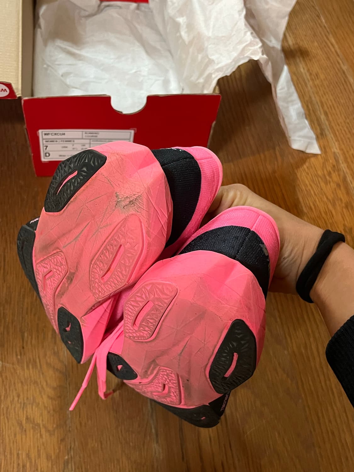 뉴발란스 퓨어셀 레벨 v4 D 울트라 핑크 240 러닝화 러닝 상품이미지7