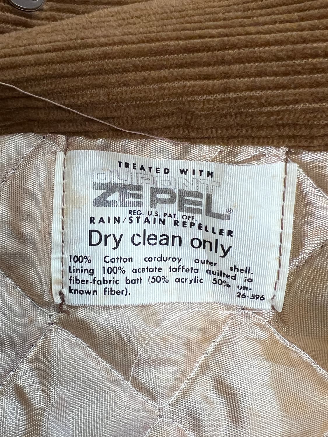 [40] FINGERHUT 코듀로이 빈티지 카멜 자켓 상품이미지6