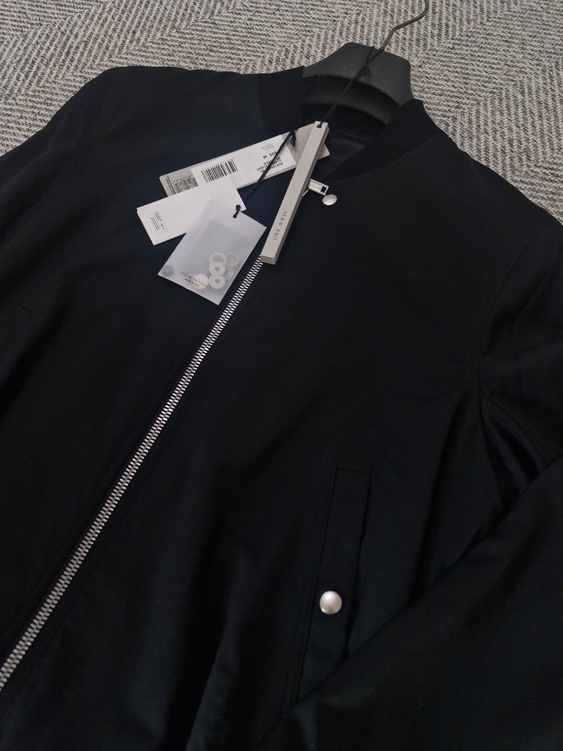 (새상품) 릭오웬스 플라이트 리도 울 봄버 48사이즈 상품이미지2