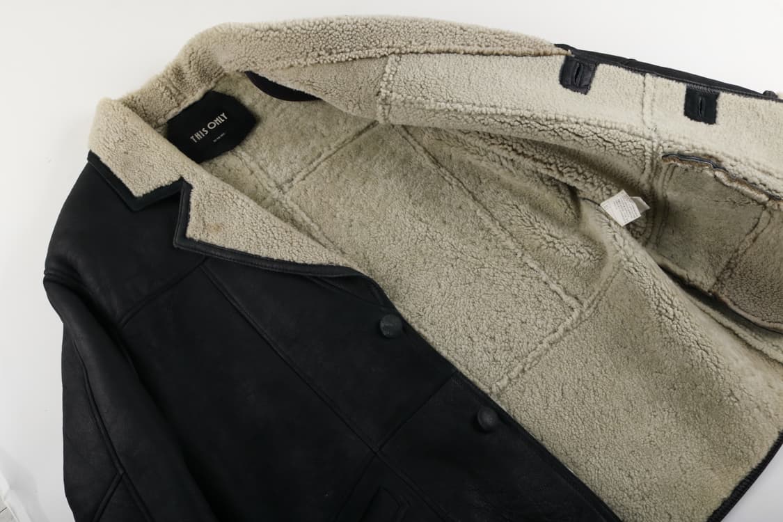 [S~M] 빈티지 양가죽 양털 시어링 자켓 상품이미지6
