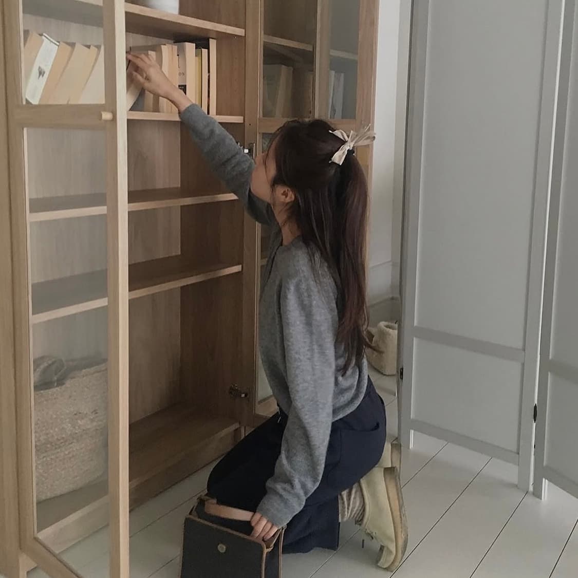 매니매니모드 BOL 캐시미어 울 가디건 상품이미지4