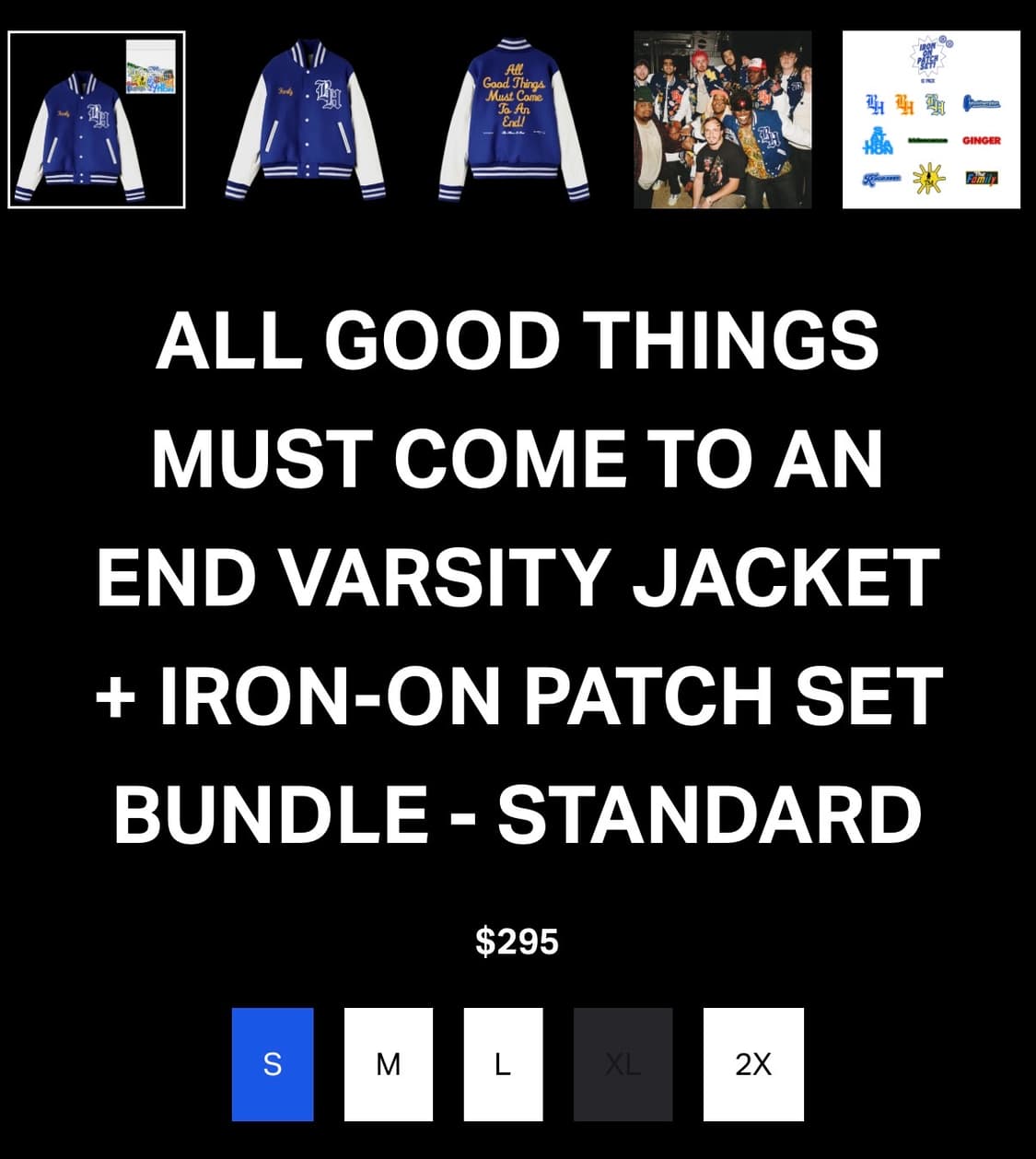 브룩햄튼 머천다이즈 바시티 자켓 (정가50) 상품이미지5