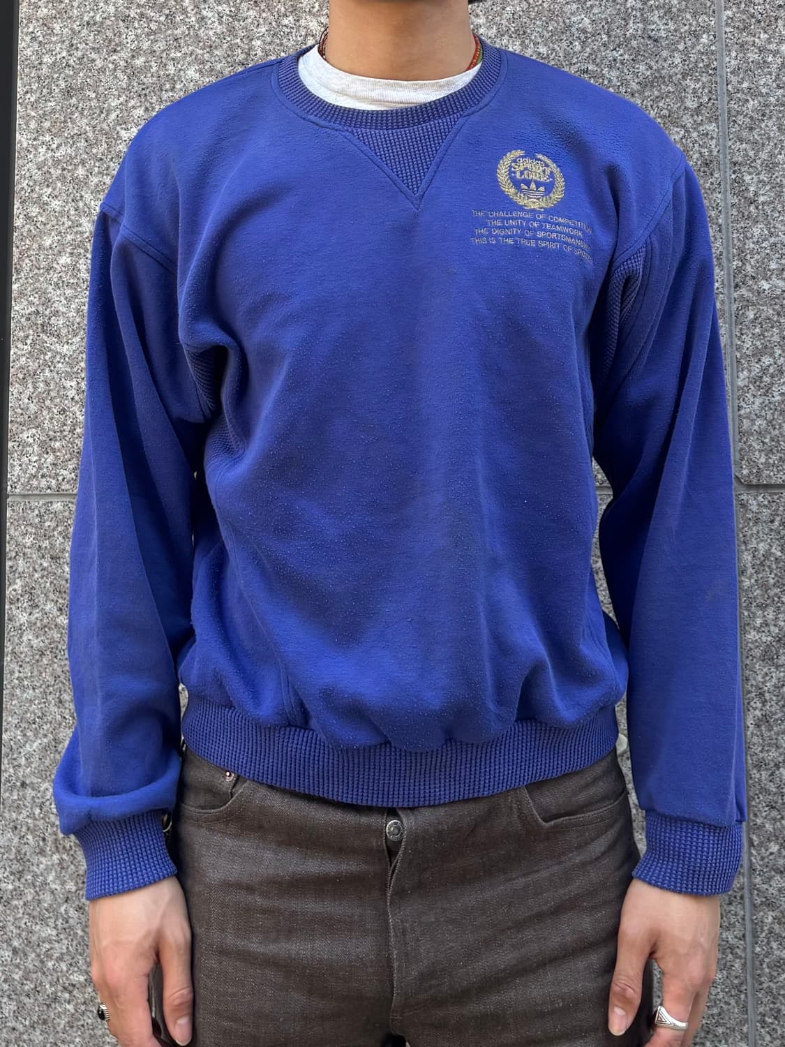 90s 아디다스 트레포일 클래식 스웻 상품이미지8