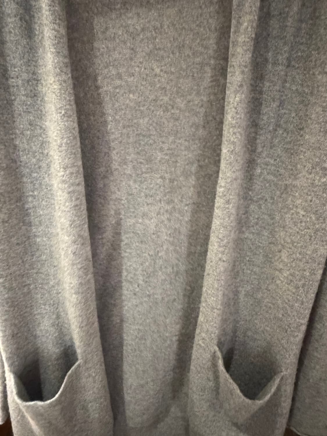 띠어리 캐시미어 롱 가디건 S 그레이 상품이미지8