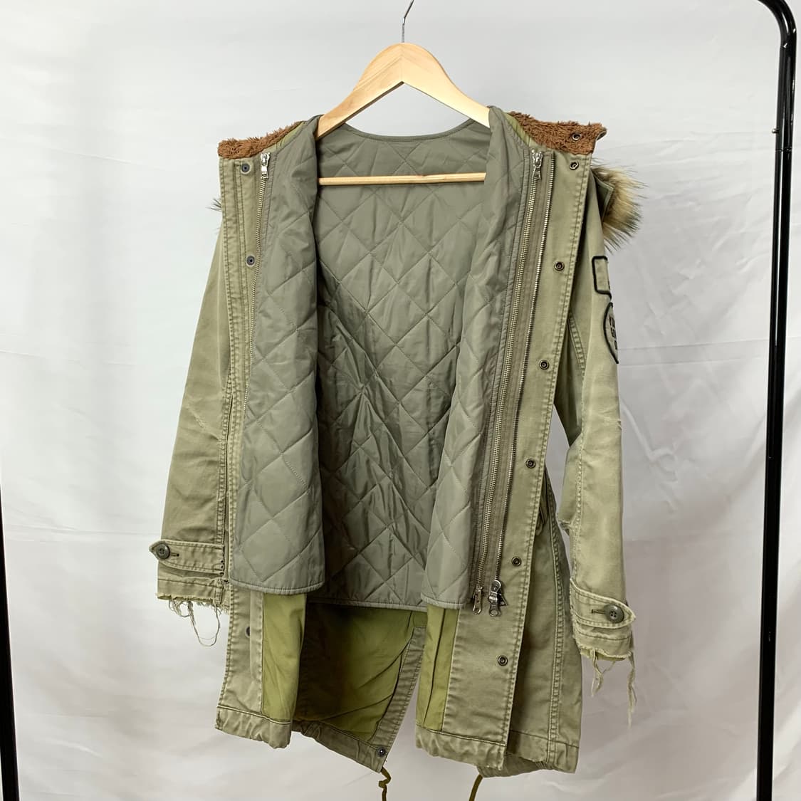 히스테릭 글래머 피쉬테일 파카 상품이미지8