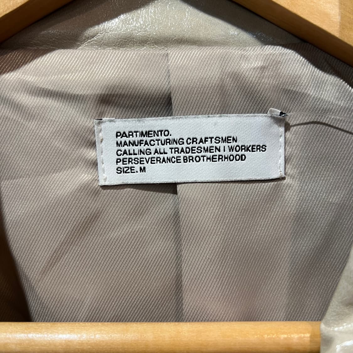 파르티멘토 레더 자켓 상품이미지3