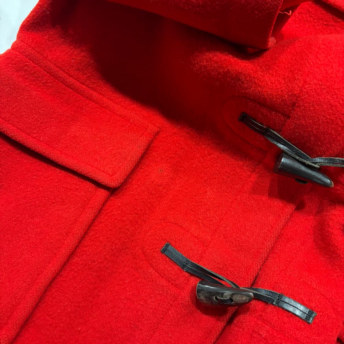 [M] 버버리 글로버울 레드 더플 코트 C923 상품이미지5