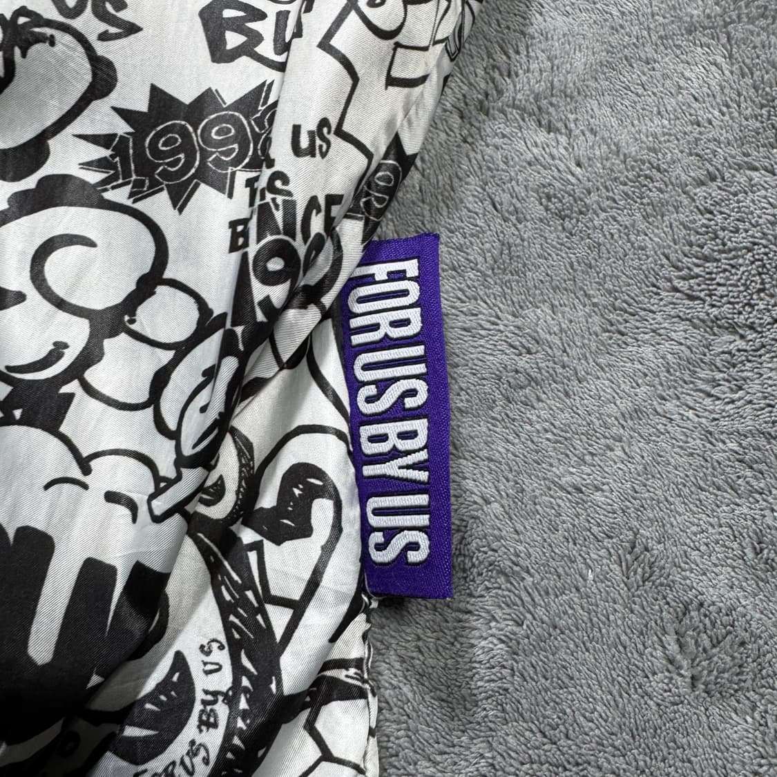 후부 올드스쿨 패턴 바람막이  상품이미지4