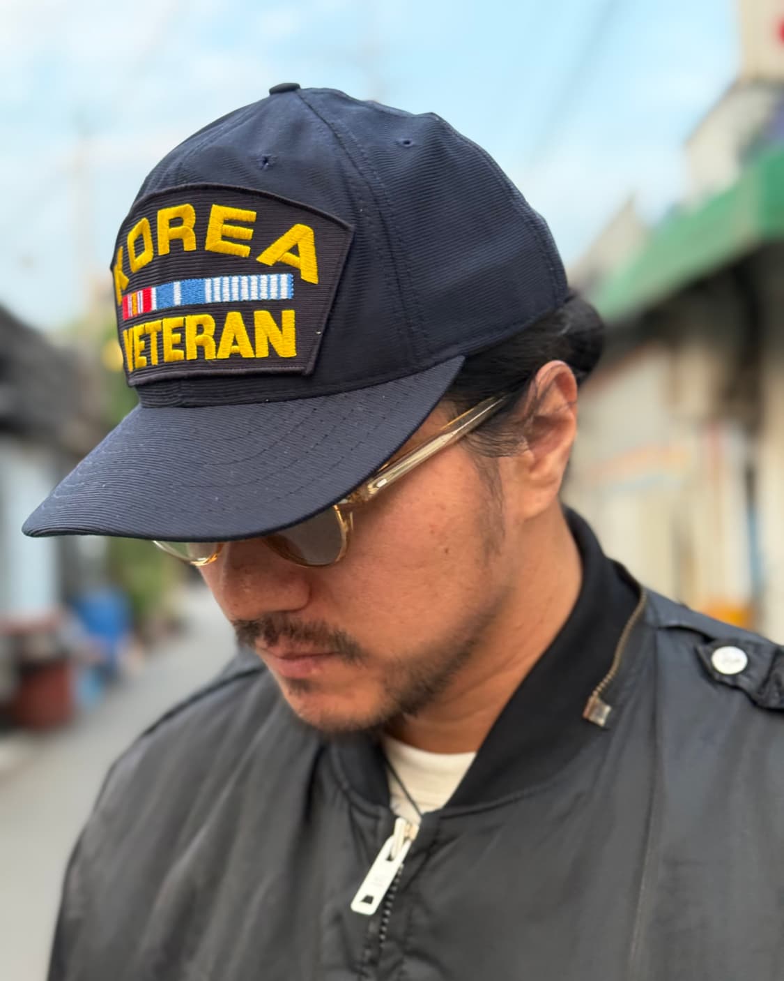 80-90‘s 이글 크레스트 한국전 참전용사 패치 트러커캡 OS 상품이미지8