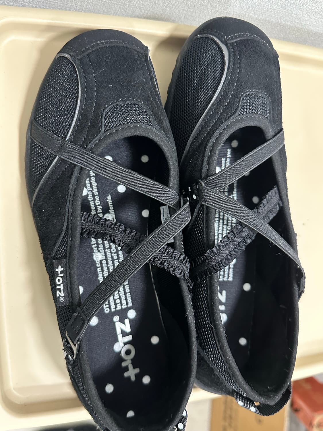 오찌 로마리 도트밴딩 메리제인 240 상품이미지3