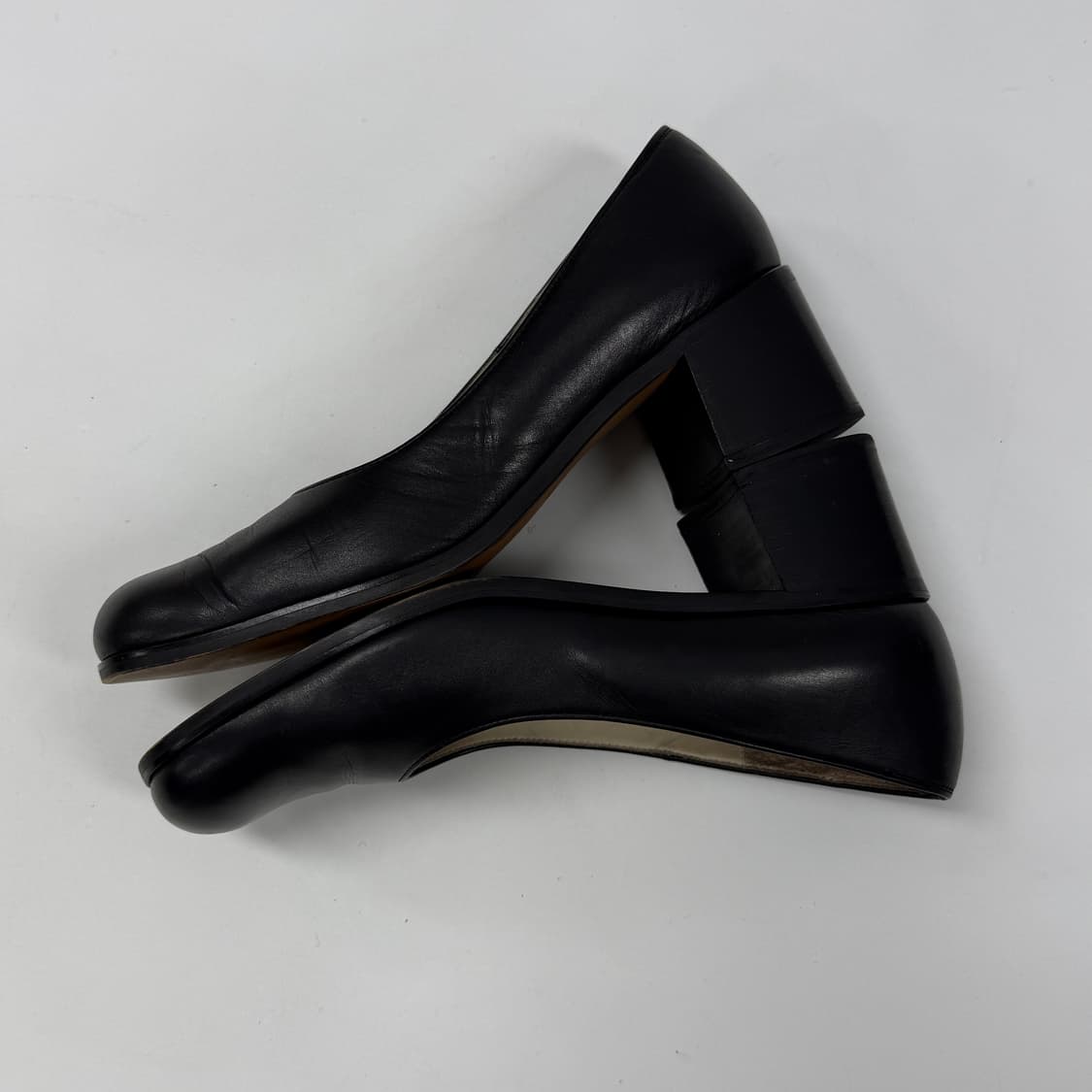 90s Margaret Howell round toe pumps 상품이미지7