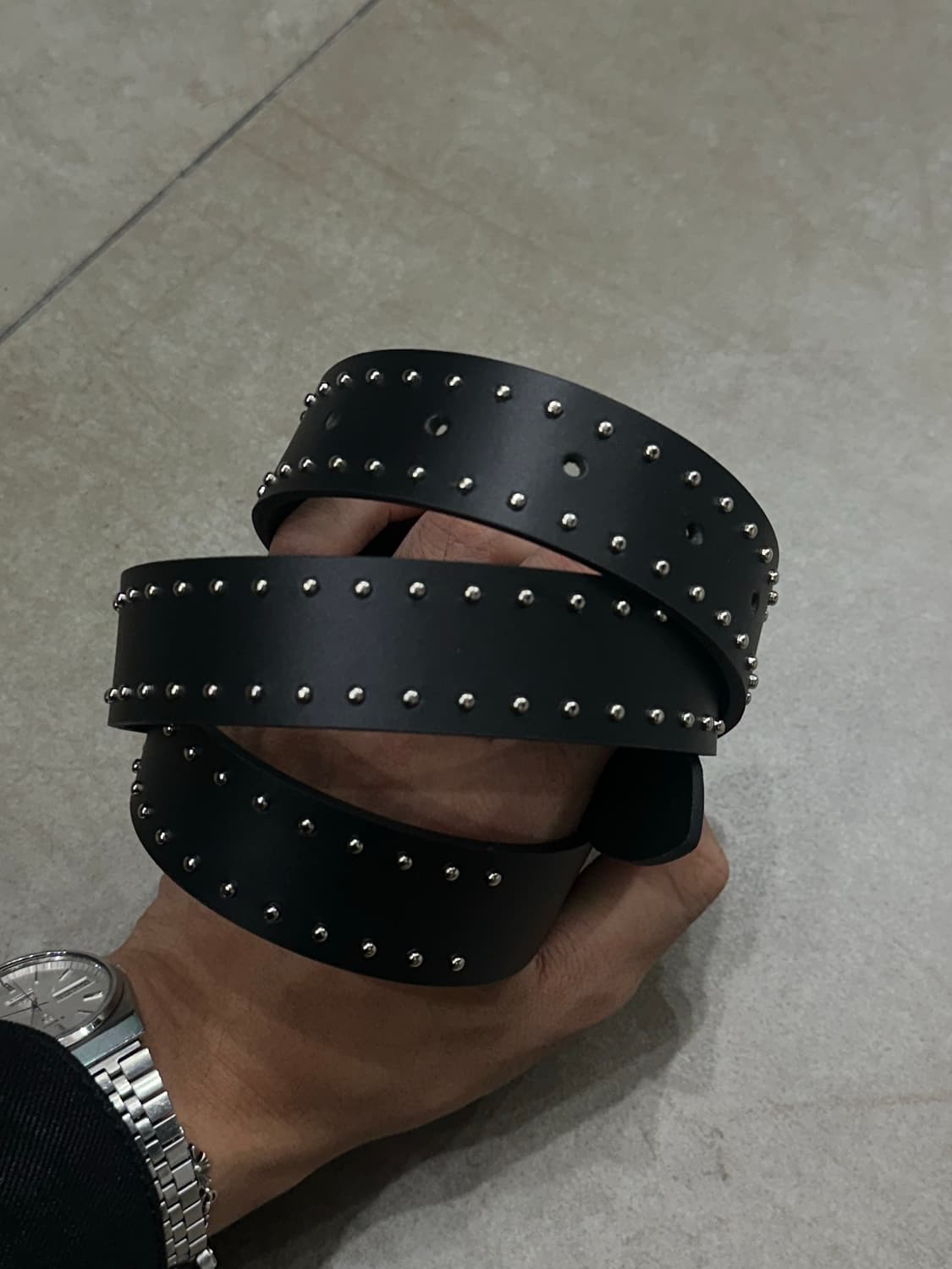 Stud point belt - 스터드 포인트 벨트 상품이미지2